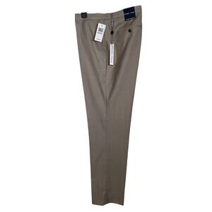 Paisley & Gray Men's Downing Slim-Fit Stretch  Suit Pants -Oatmeal 38x32 $125